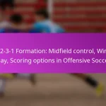 4-4-1-1 Formation: Defensive cover, Attacking support, Player roles in Offensive Soccer